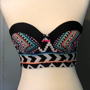 Strapless bikini top